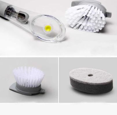 Cepillo de Limpieza con Dispensador: ¡Ahorra Jabón y Tiempo!