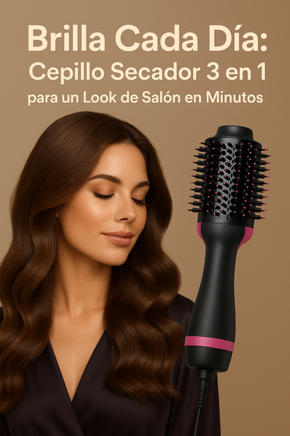 🌟Cepillo Secador 3 en 1 Premium✅