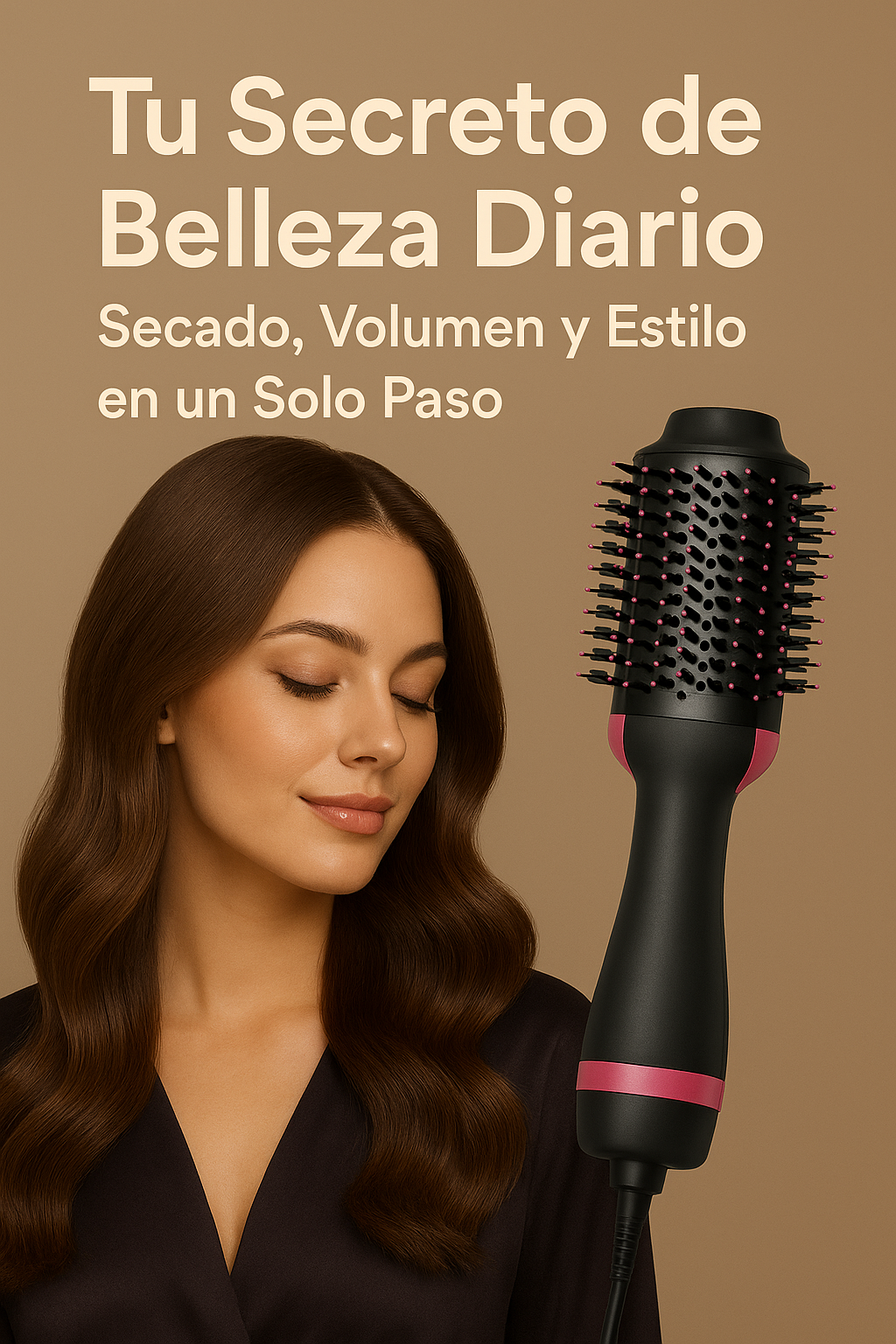 🌟Cepillo Secador 3 en 1 Premium✅